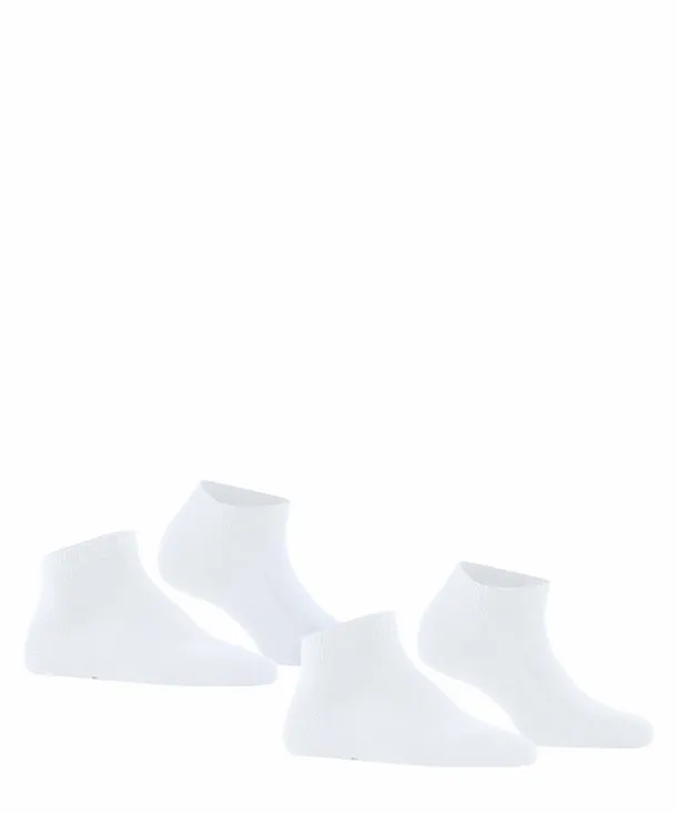Happy 2-pack Dames Sneakersokken 46418 2000 White