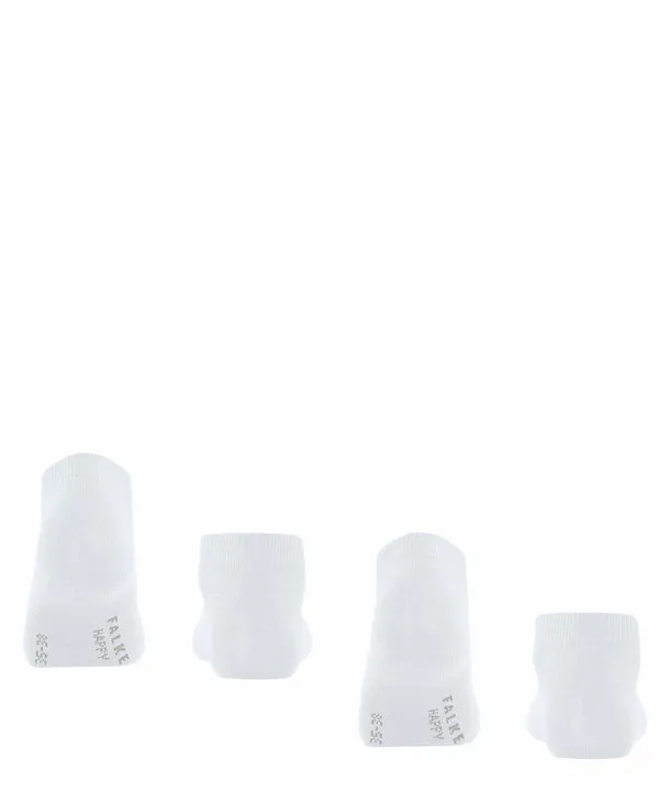 Happy 2-pack Dames Sneakersokken 46418 2000 White