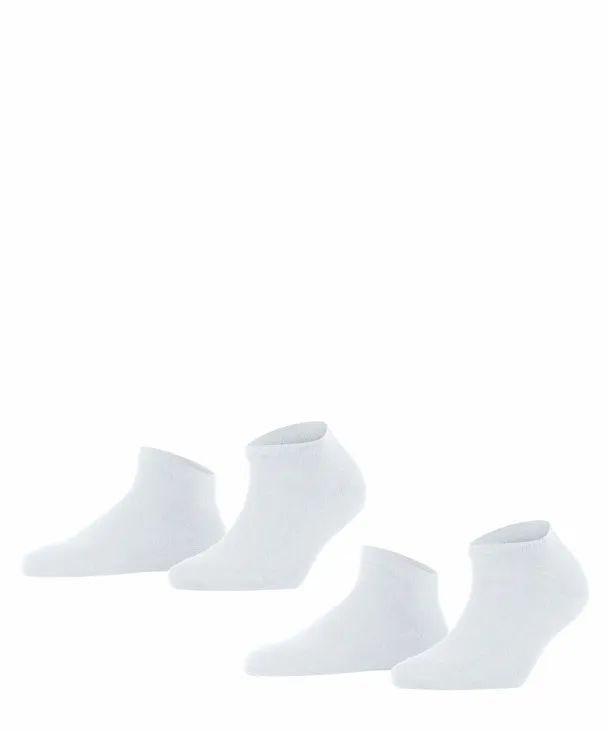 Happy 2-pack Dames Sneakersokken 46418 2000 White