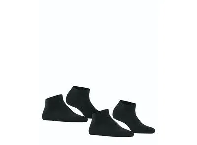 Happy 2-pack Dames Sneakersokken 46418 3000 Black