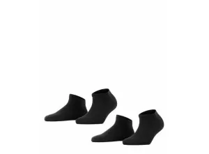Happy 2-pack Dames Sneakersokken 46418 3000 Black