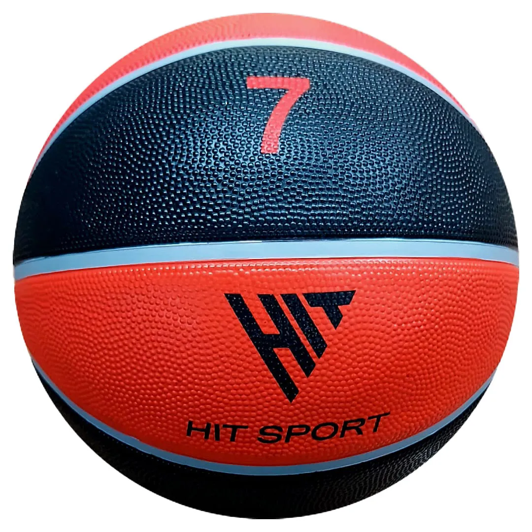 Hit Sport Trainer Basketball (10 Pack with Carry Bag) | Size 7 (Red)