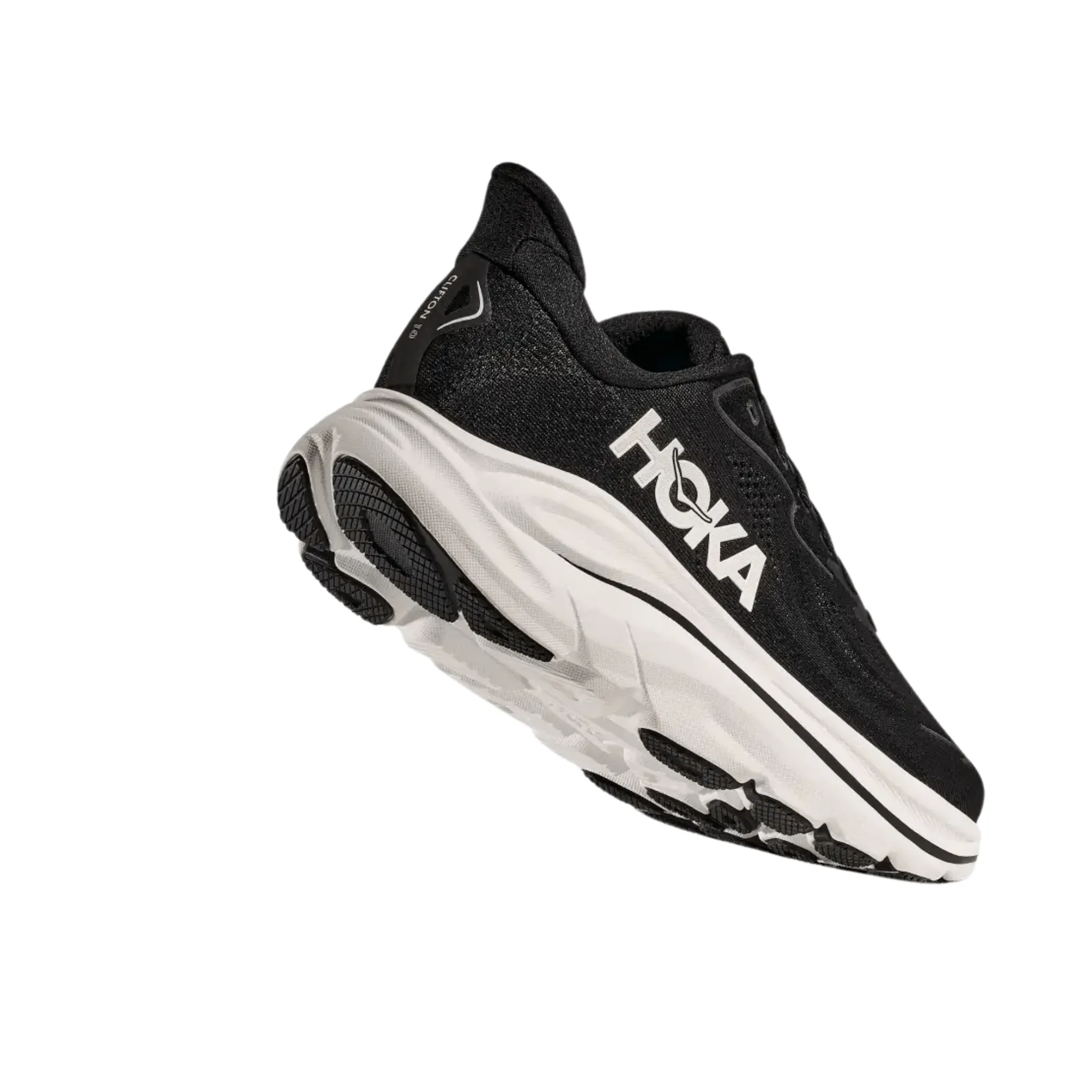 HOKA Men's Clifton 10 Running Shoes - Black/White