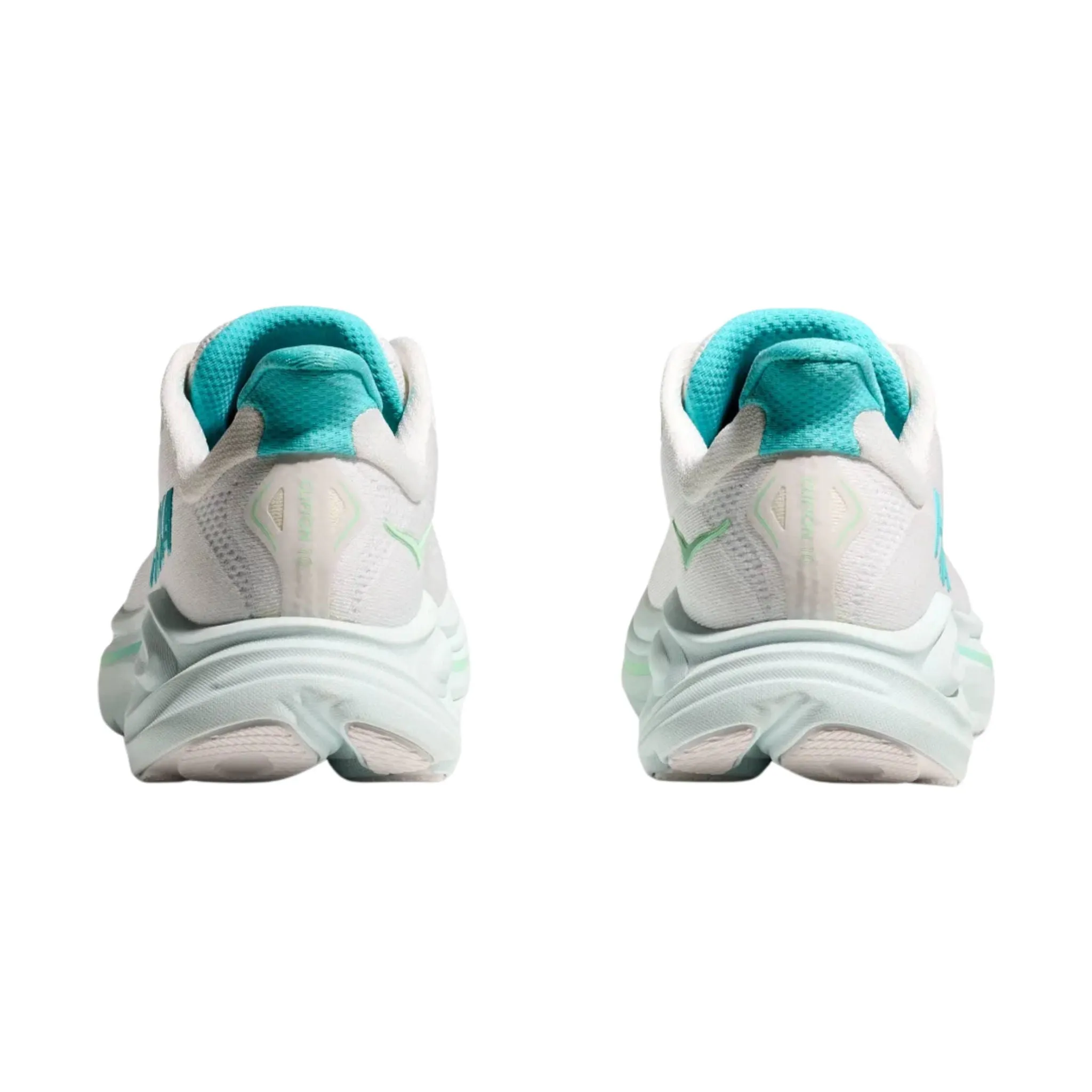 HOKA Women's Clifton 10 Running Shoes - White/ Cielo Blue