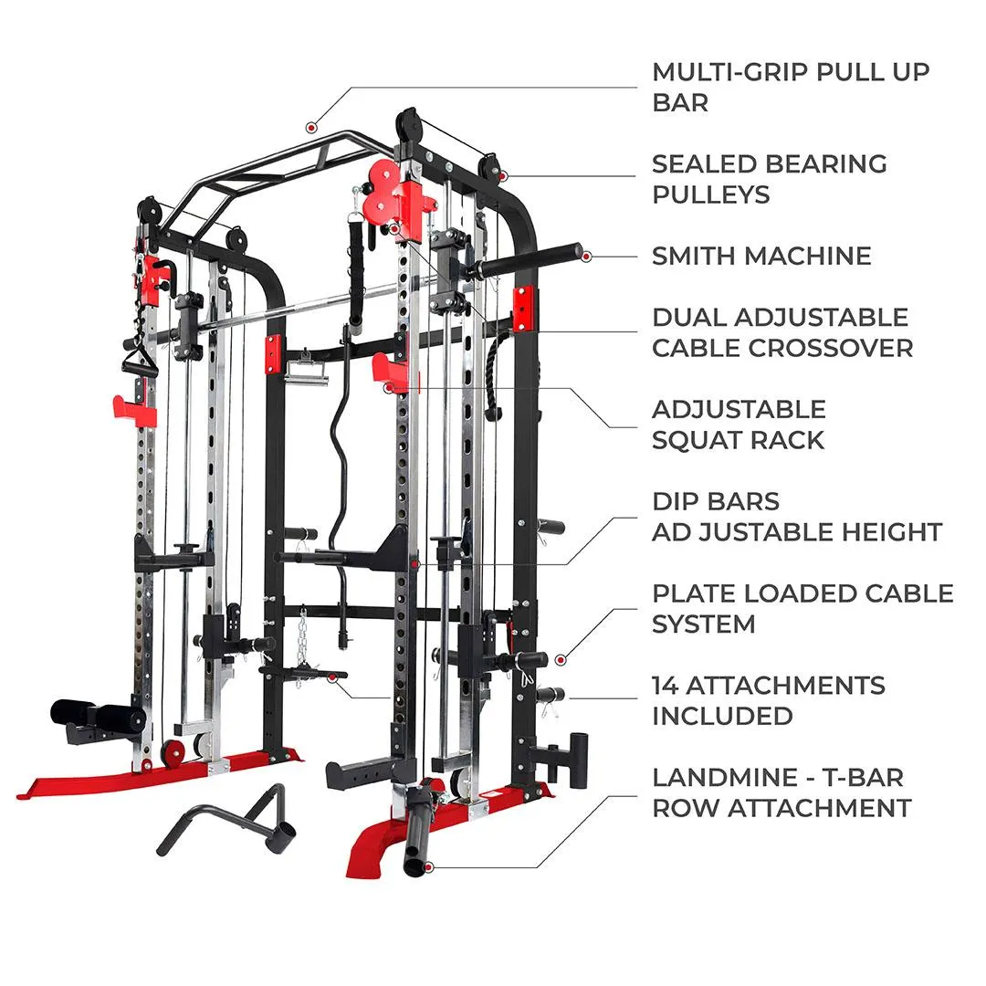 Impact Fitness MF5 Multi Trainer   Attachments   Adjustable Bench