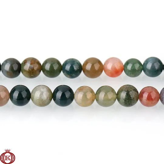 Indian Agate Beads Smooth Round