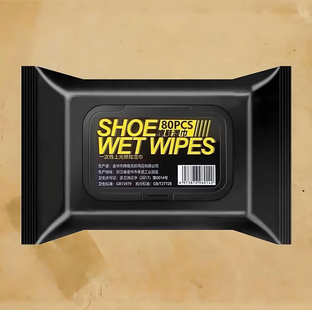 Instant Sneaker Shine – Natural Shoe Cleaning Wipes (Pack of 80)