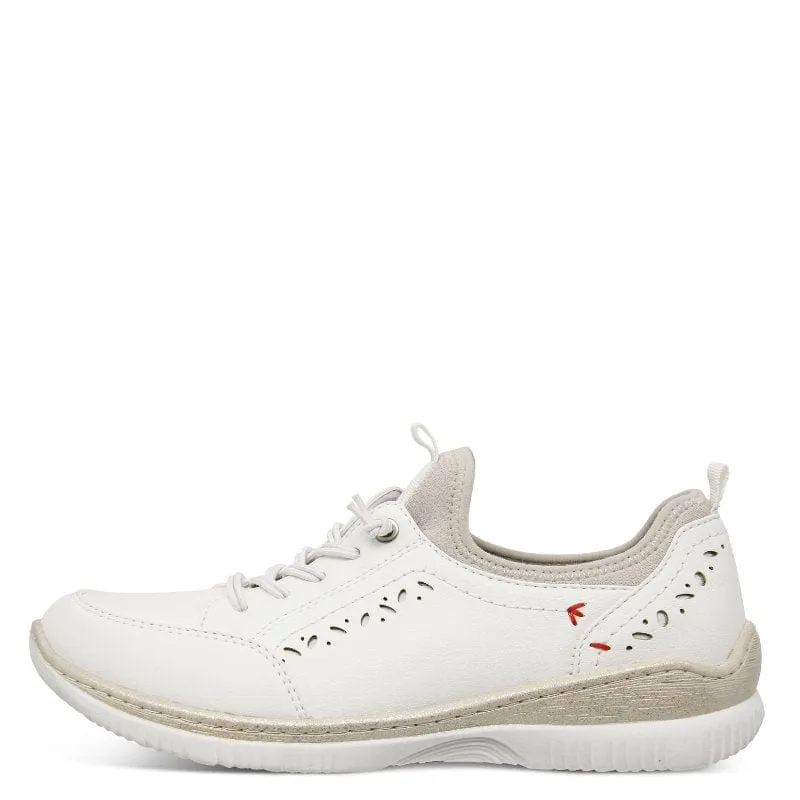 Jana Womens Off White Softline Fashion Trainer 8-24772-44
