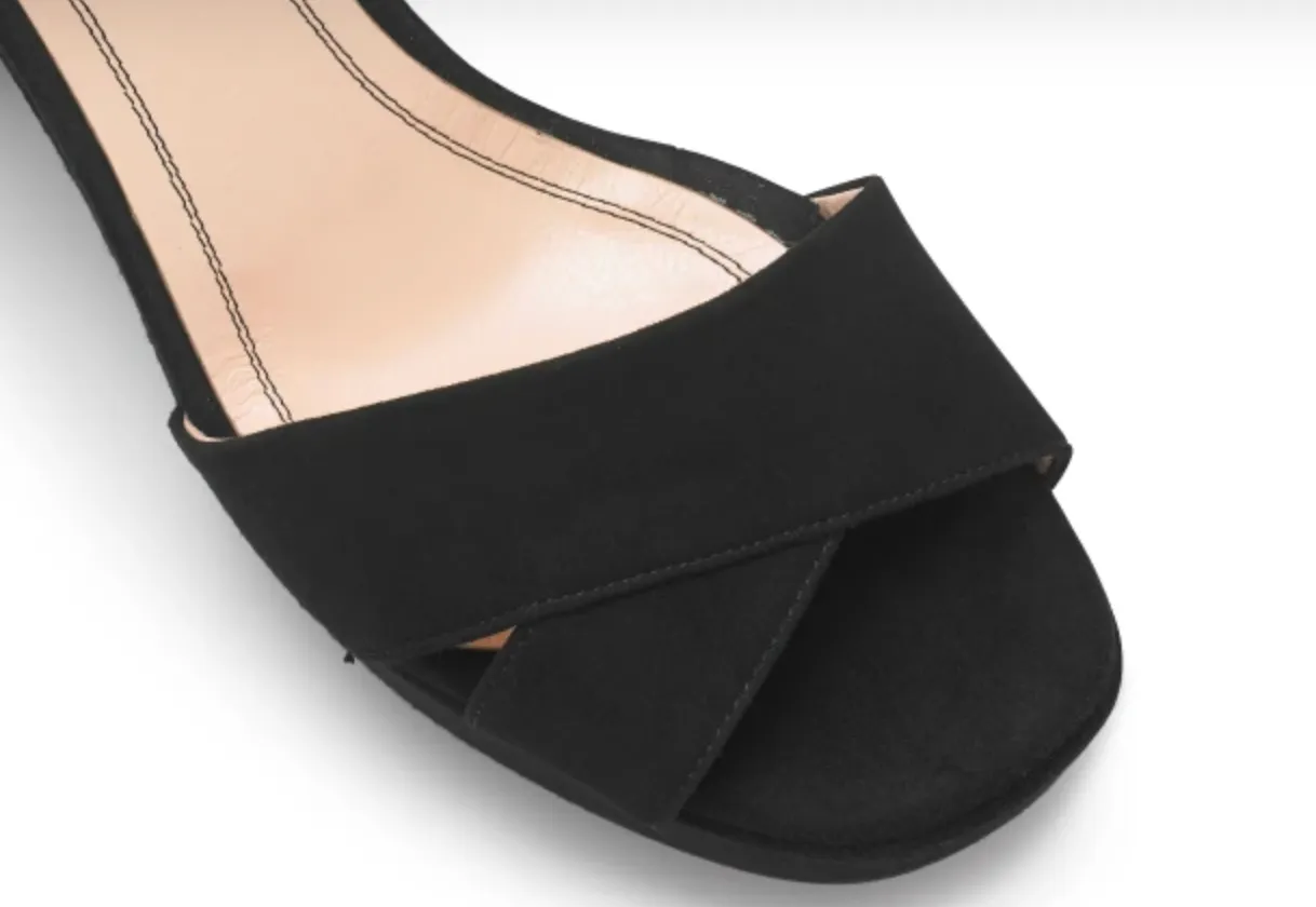 Jane Galland Sandals Juliette Black Suede Platform