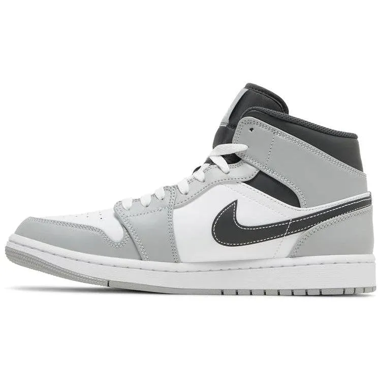 Jordan 1 Mid Light Smoke Grey