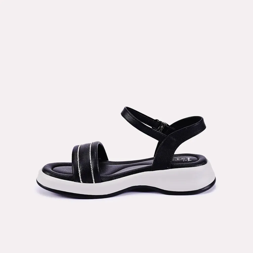 Juliet Black Soft Sandals 0421084