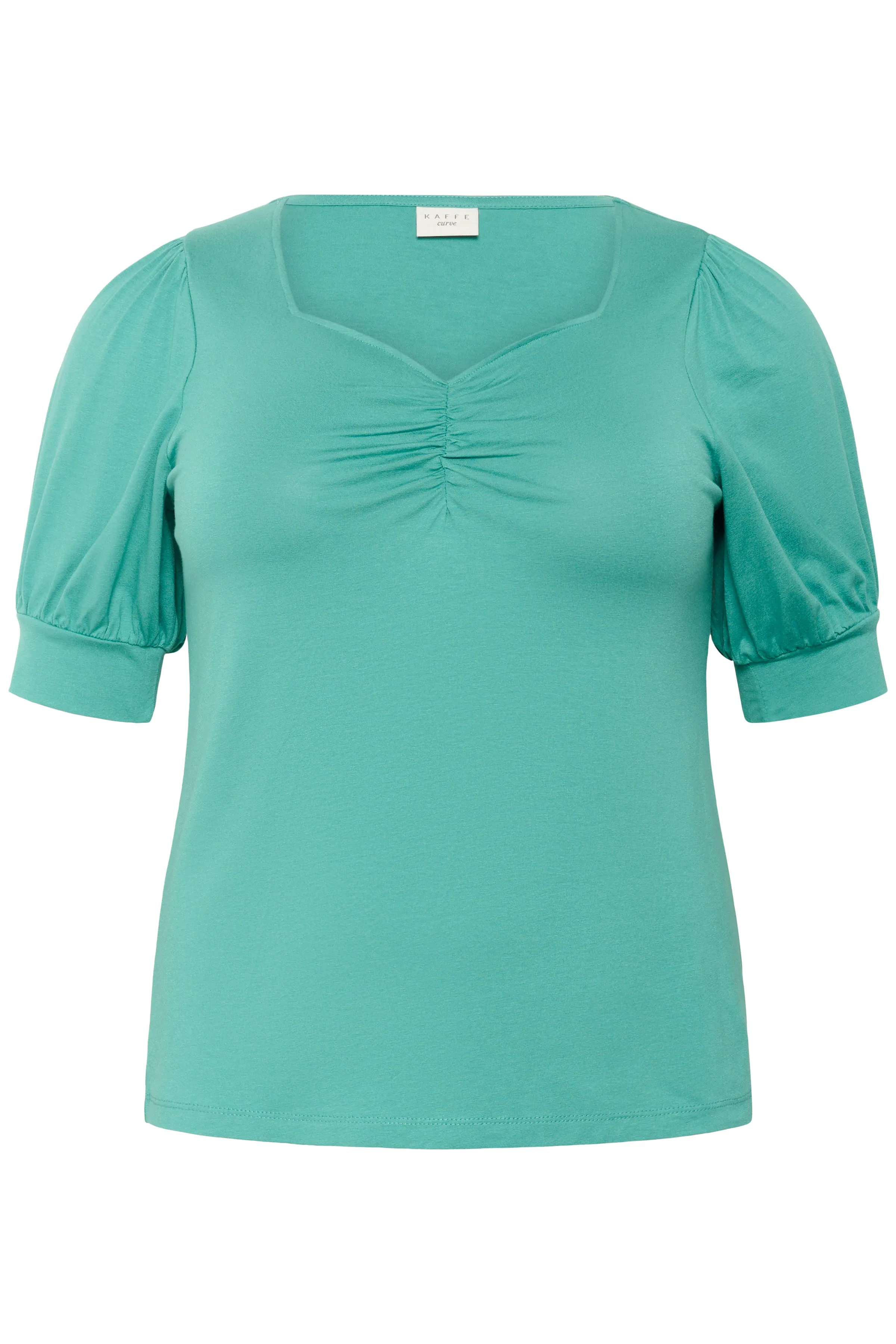 Kaffe Curve Sissy Blouse in Teal