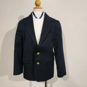 Kids Navy Hunt Coat Kids 6