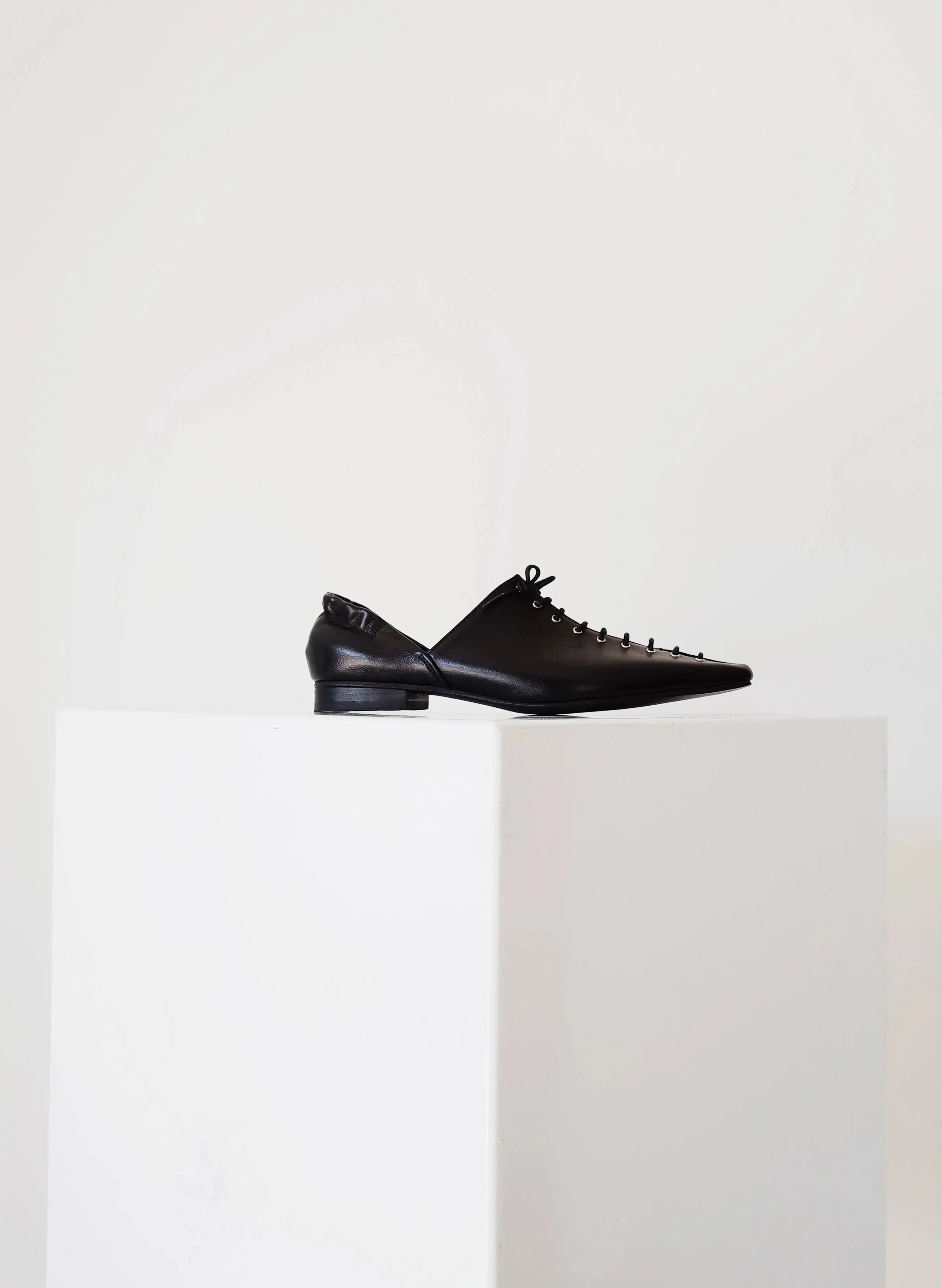 Lace-Up Pointed Shoes