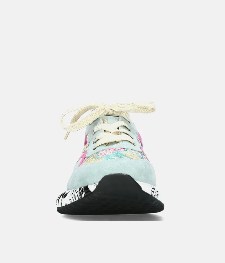 Laura Vita Pretty Pink/Blue Multi Fashion Trainer