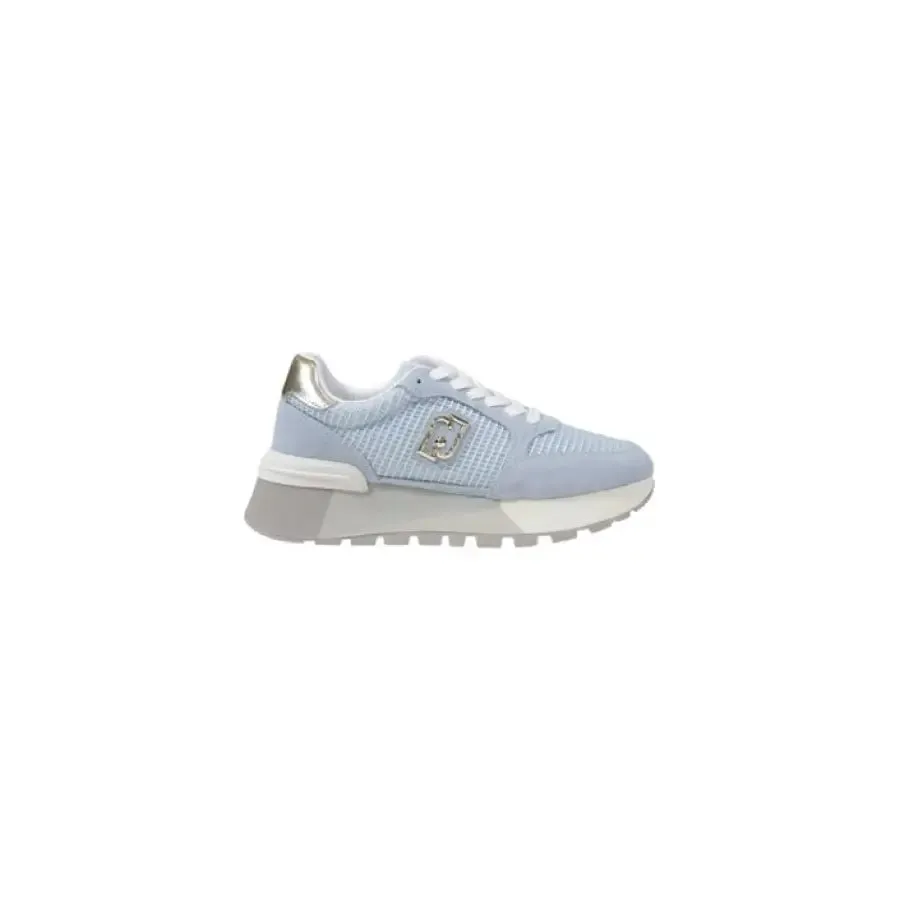 Light Blue and Silver Sneaker