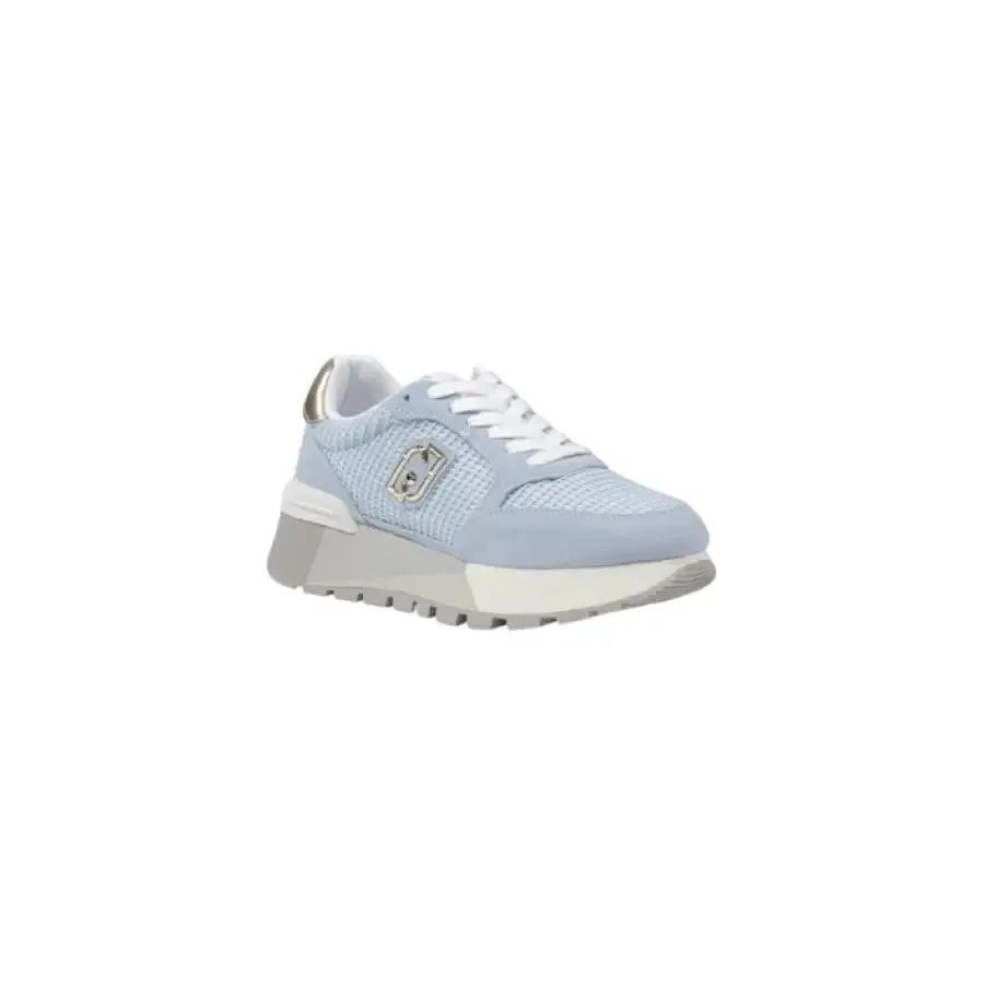 Light Blue and Silver Sneaker