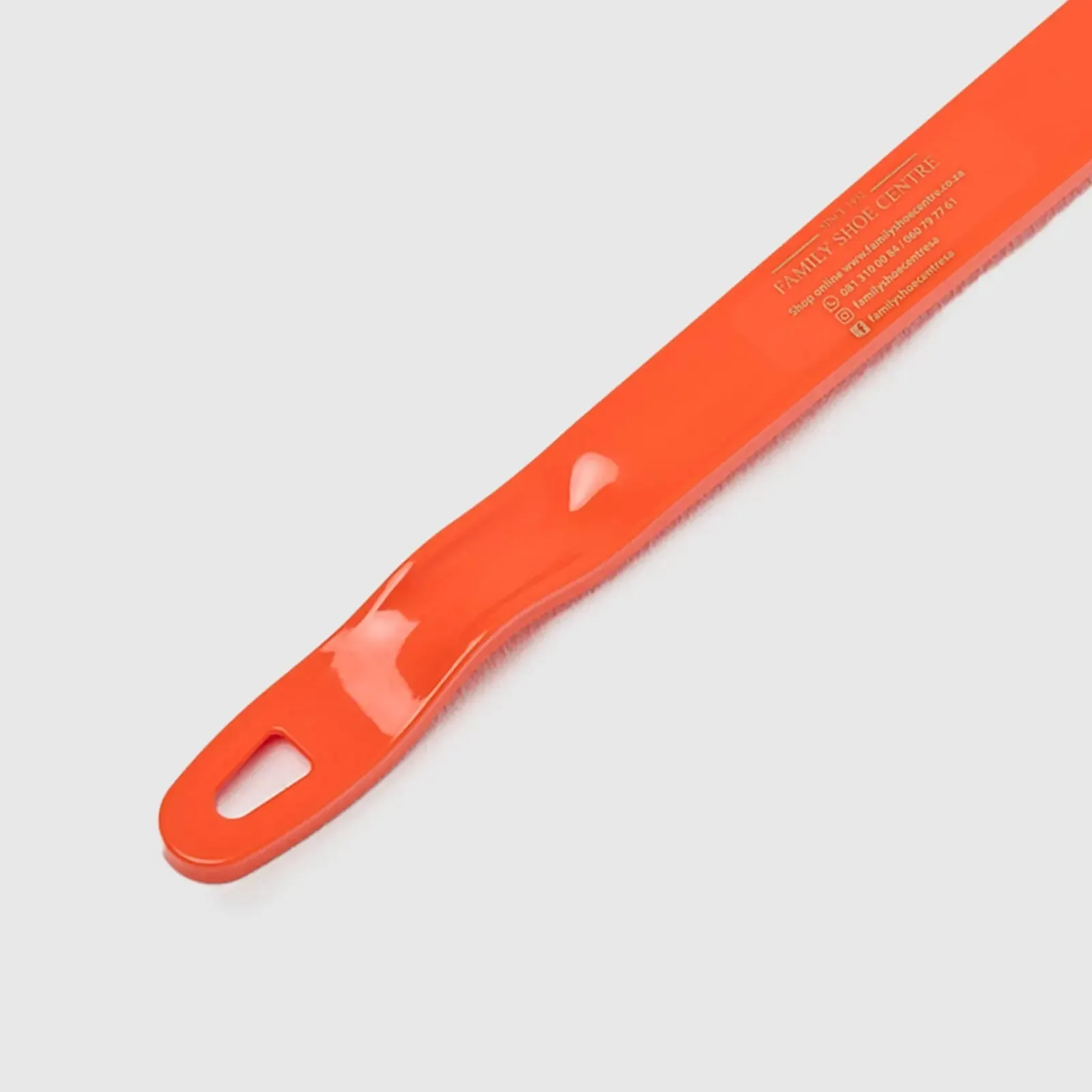 Long Plastic Shoe Horn Orange