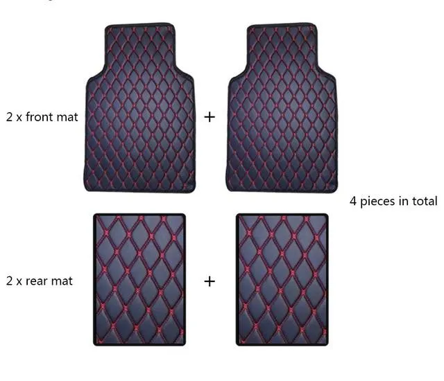 Luxury Car Floor Mat 4pcs Full set (free shipping)
