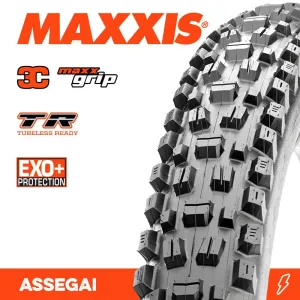Maxxis Tyre Assegai 27.5 X 2.50 WT Grip EXO  TR Fold 60TPI E-25