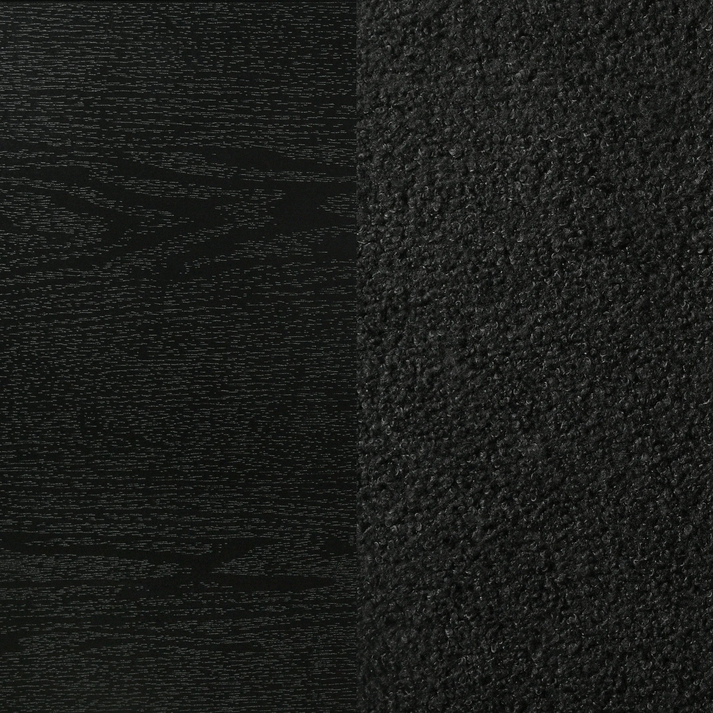 Miranda 54-inch Upholstered Queen Panel Bed Black