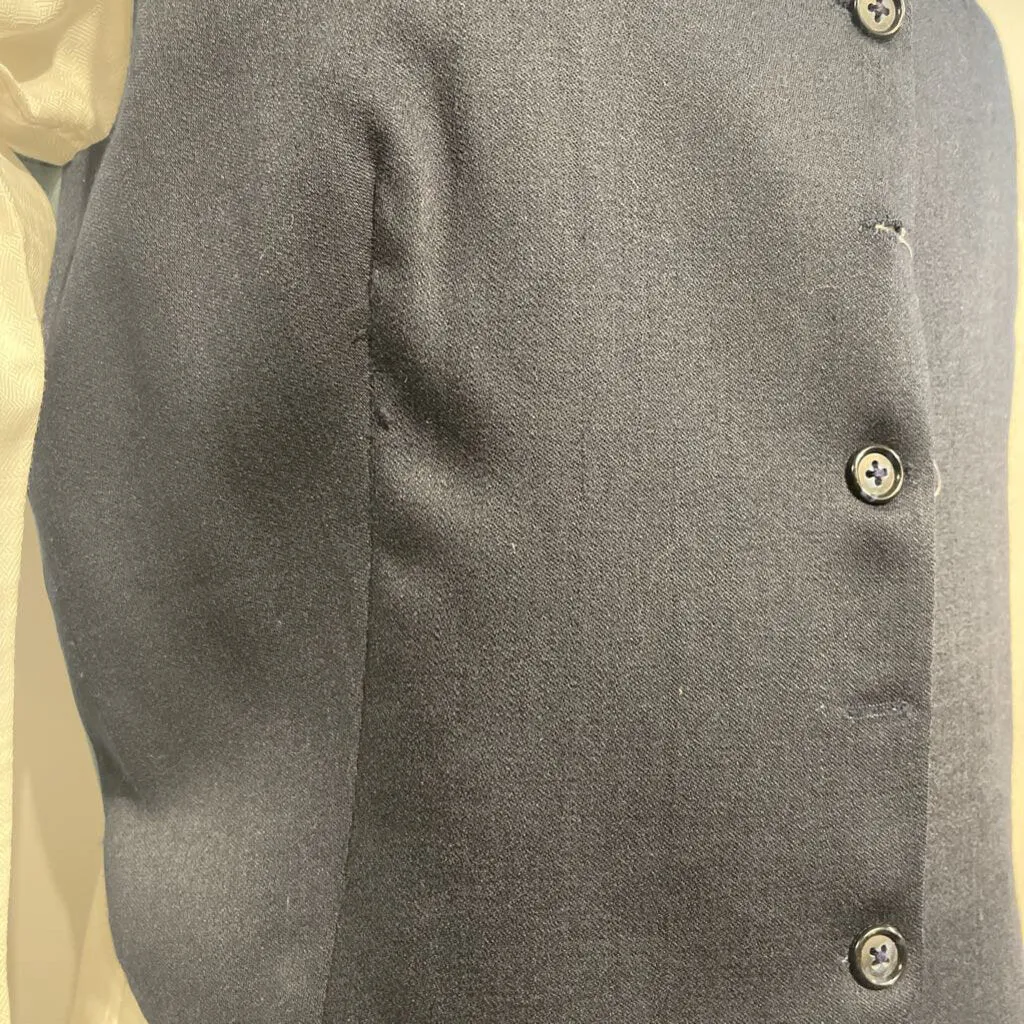 navy vest