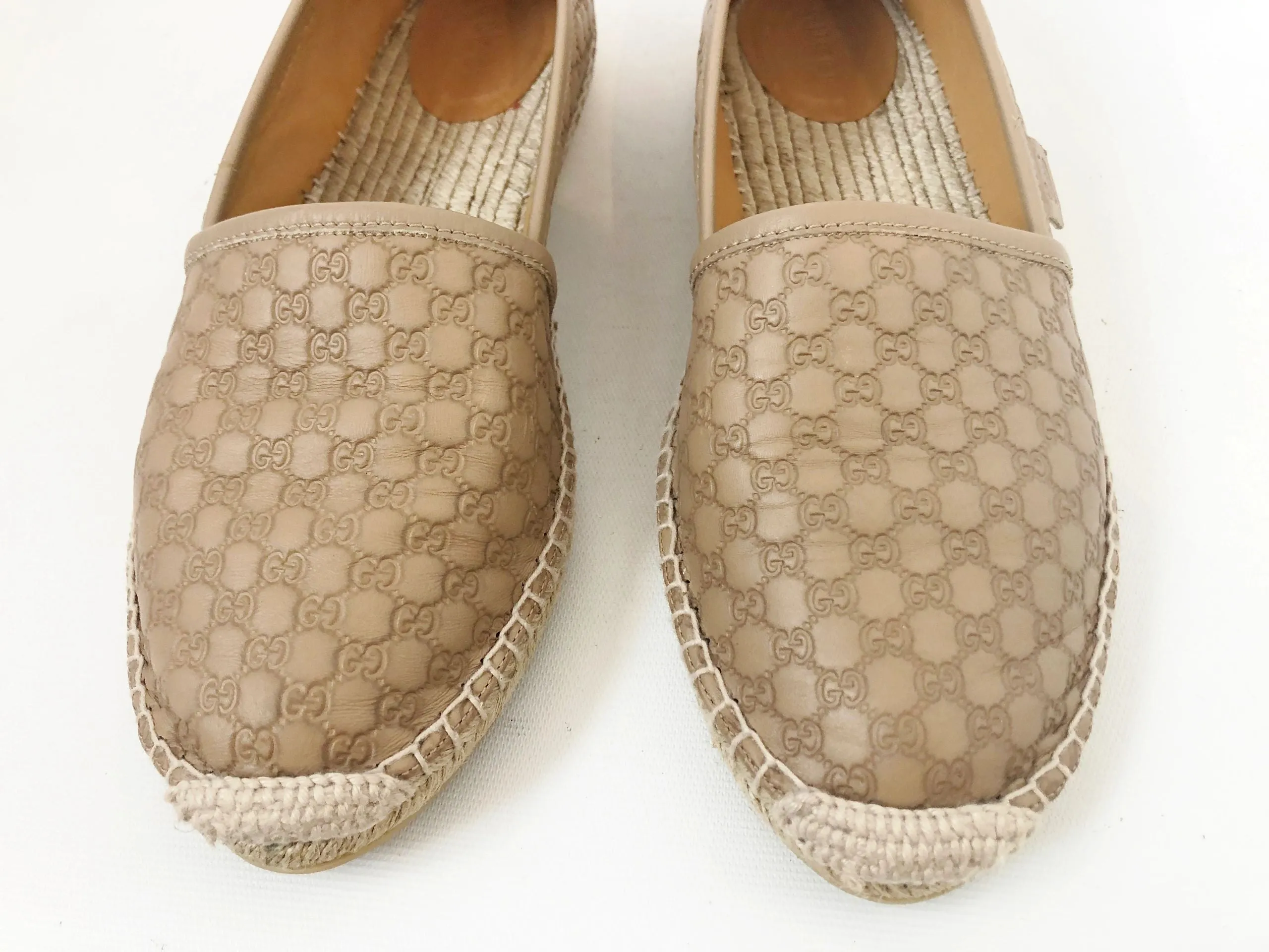 NEW Gucci Leather Espadrille Size 40 It (10 Us)