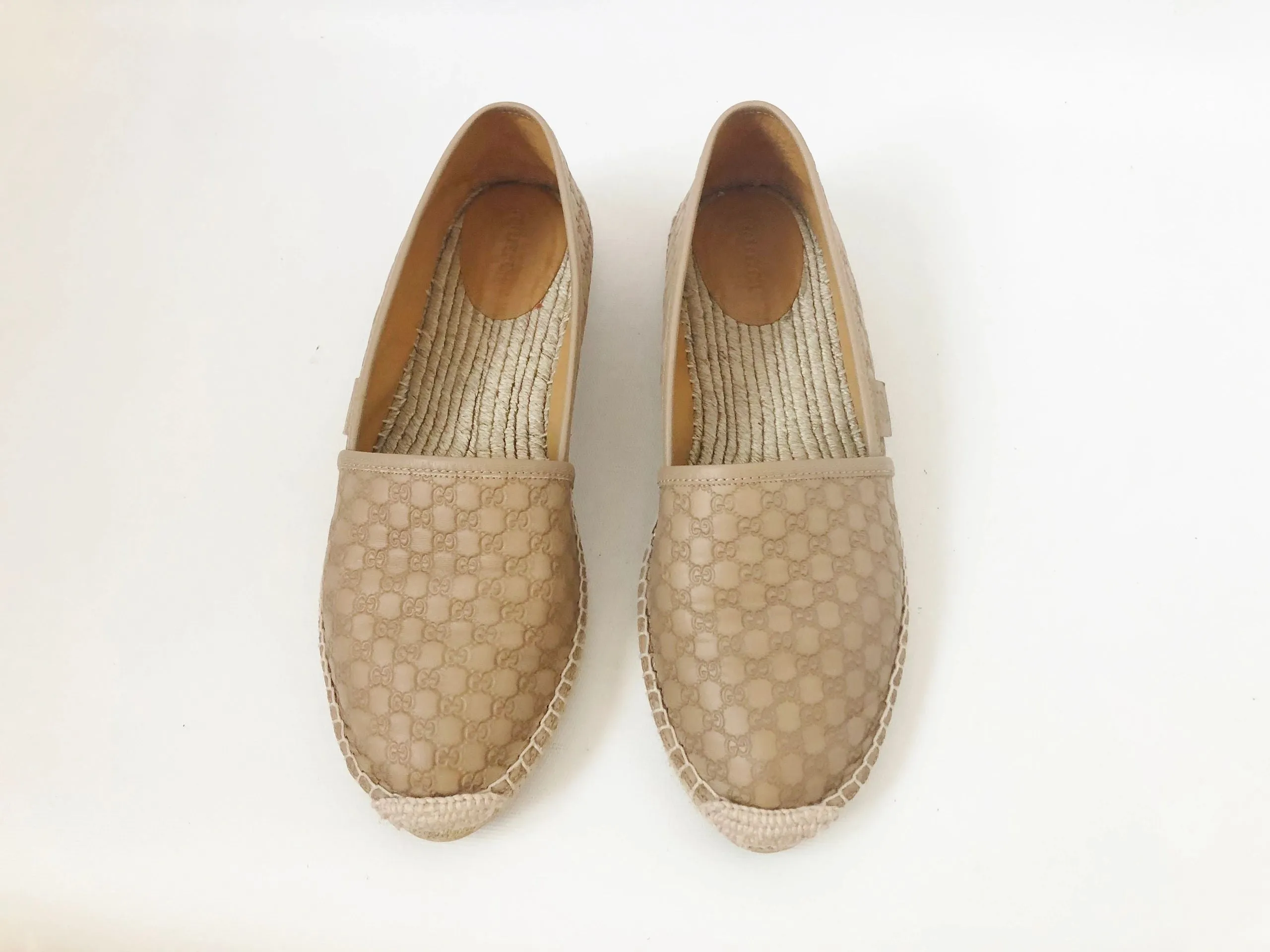 NEW Gucci Leather Espadrille Size 40 It (10 Us)