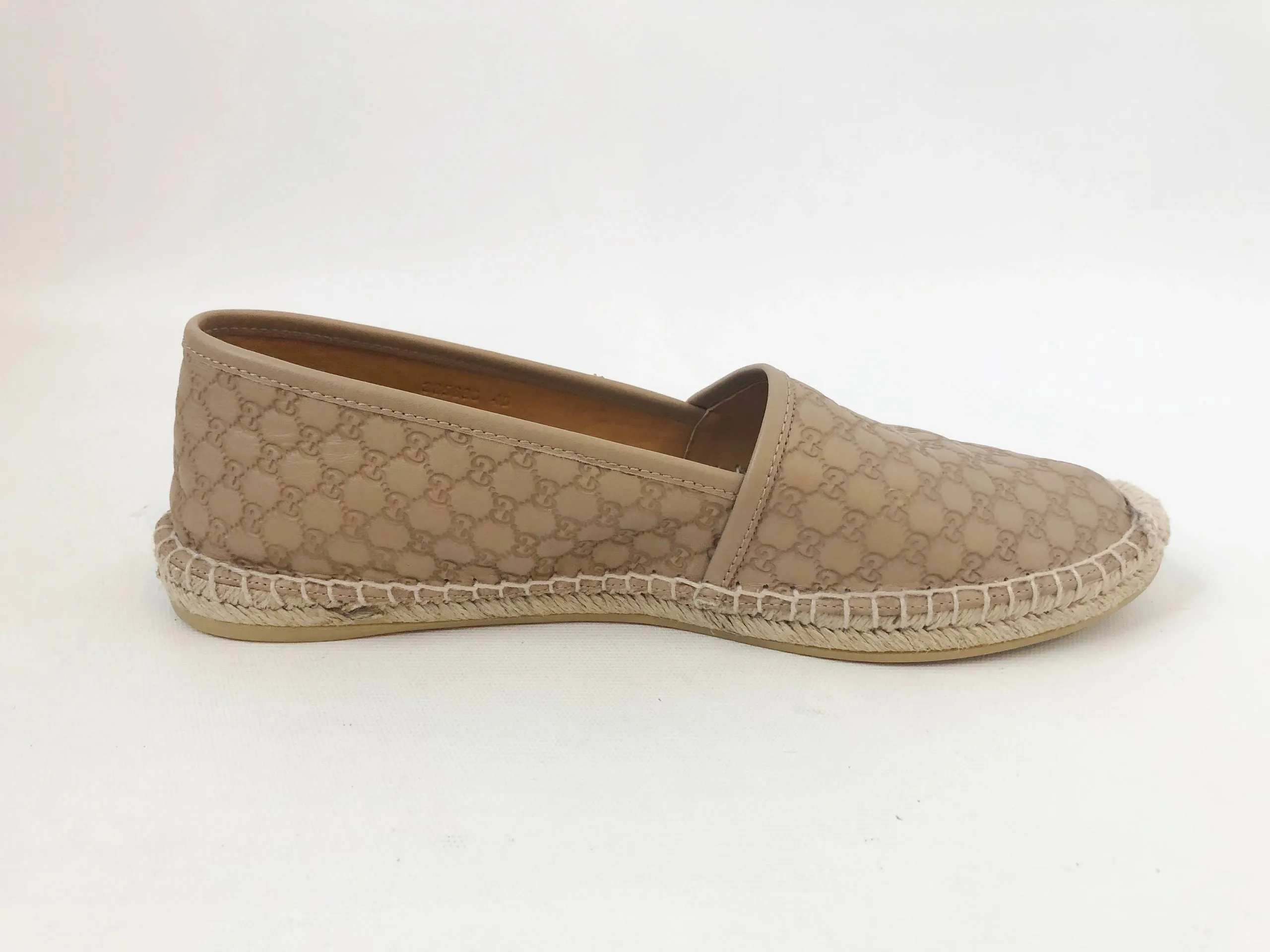 NEW Gucci Leather Espadrille Size 40 It (10 Us)