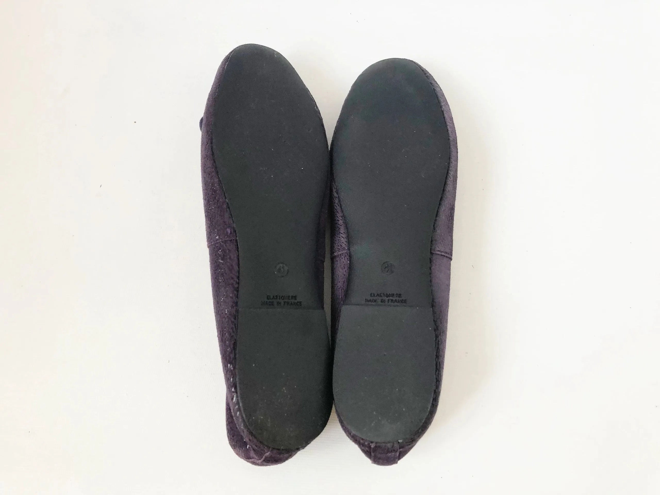 NEW Hirica Suede Ballet Flats Size 41 It (11 Us)