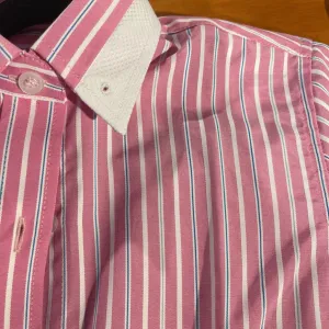 New Marsha De Arriaga Pink and Blue Striped Shirt 12