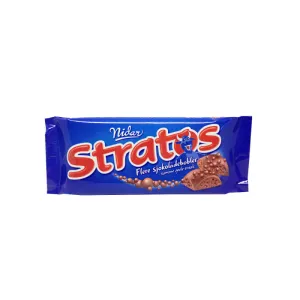 Nidar Stratos Milk Chocolate With Bubbles Bar