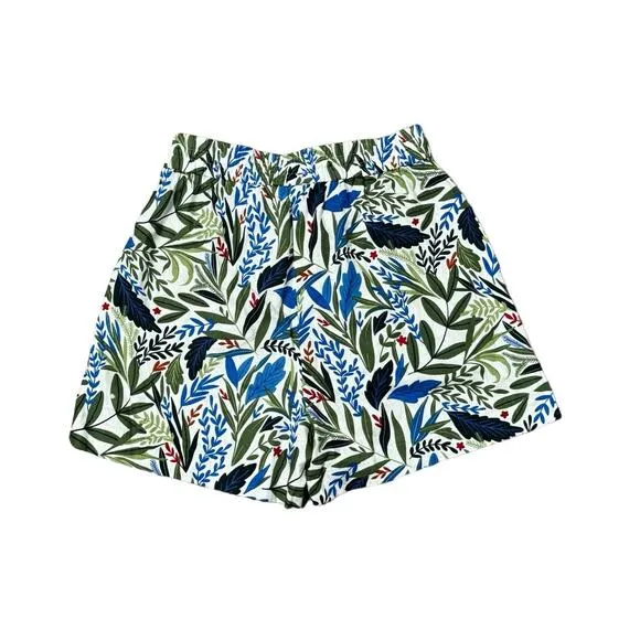 NWT! Joie Evelyn Tropical Beaded Linen Short - Size 4