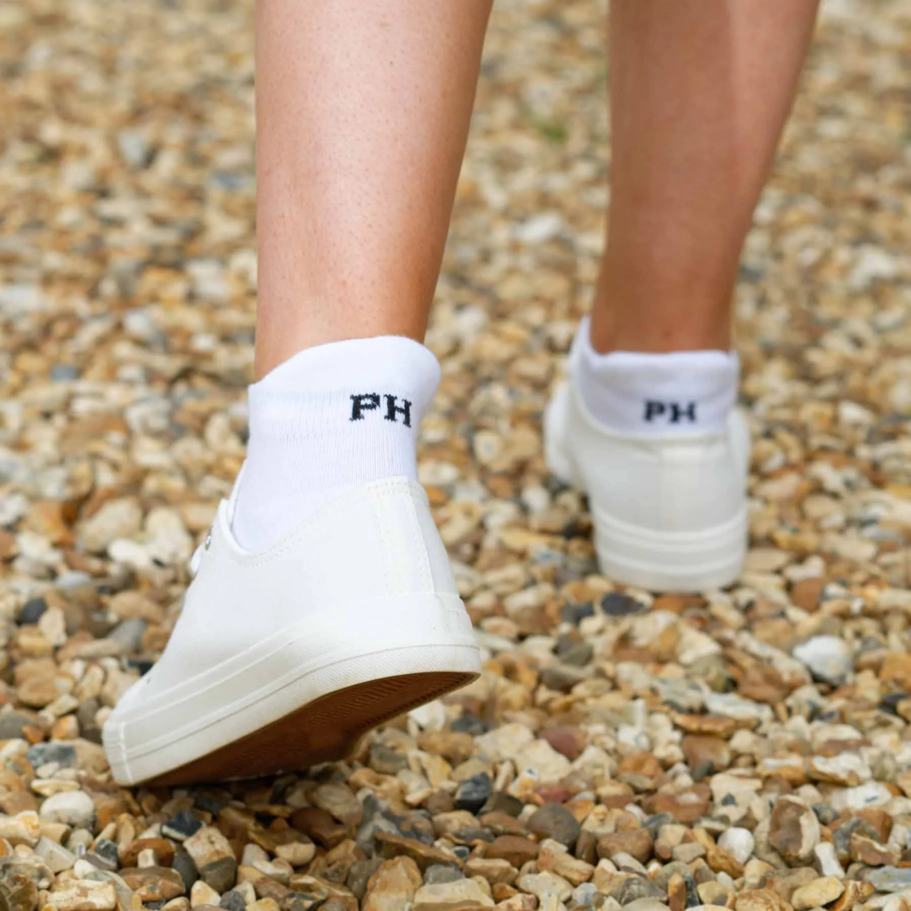 Organic Cotton Women's Trainer Socks | White