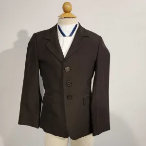Ovation Sport Brown Checkered Hunt Coat Kids 10