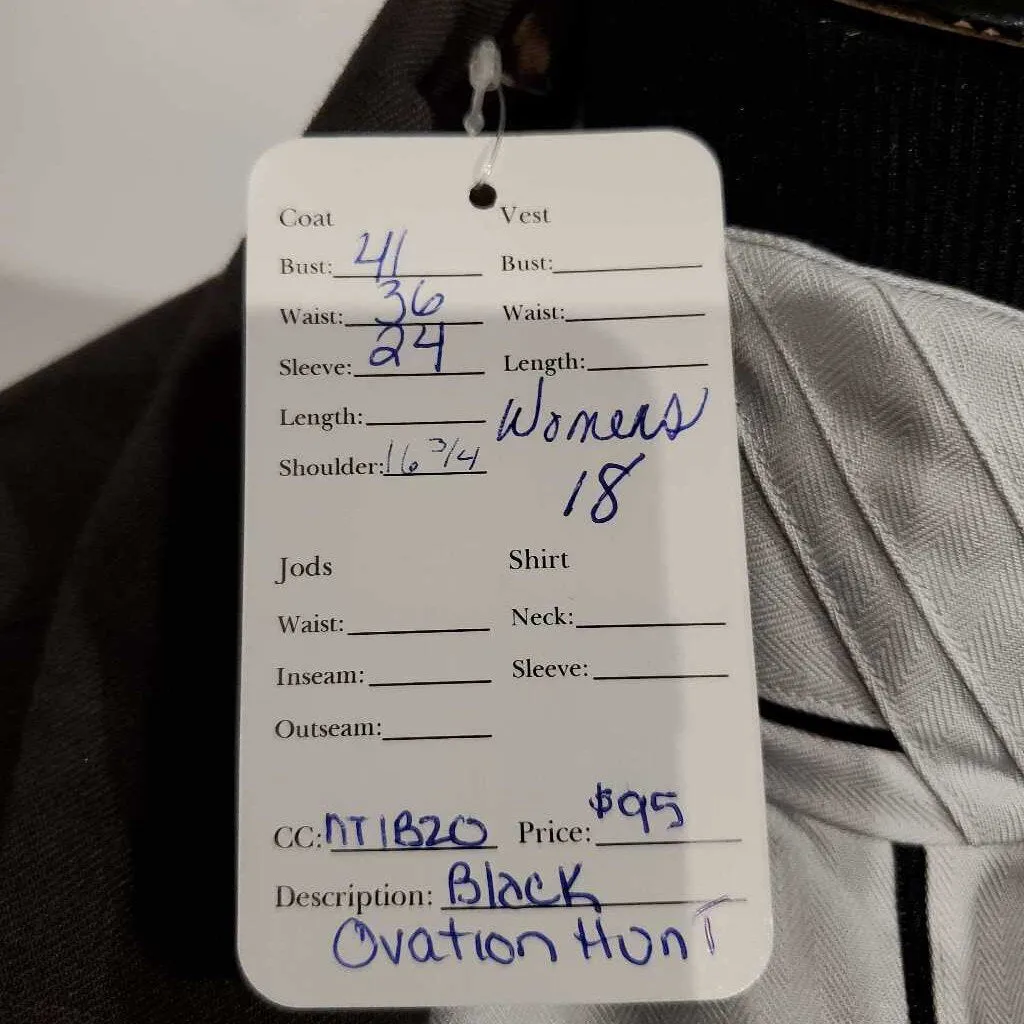 Ovation Sport Brown Hunt Coat 18R