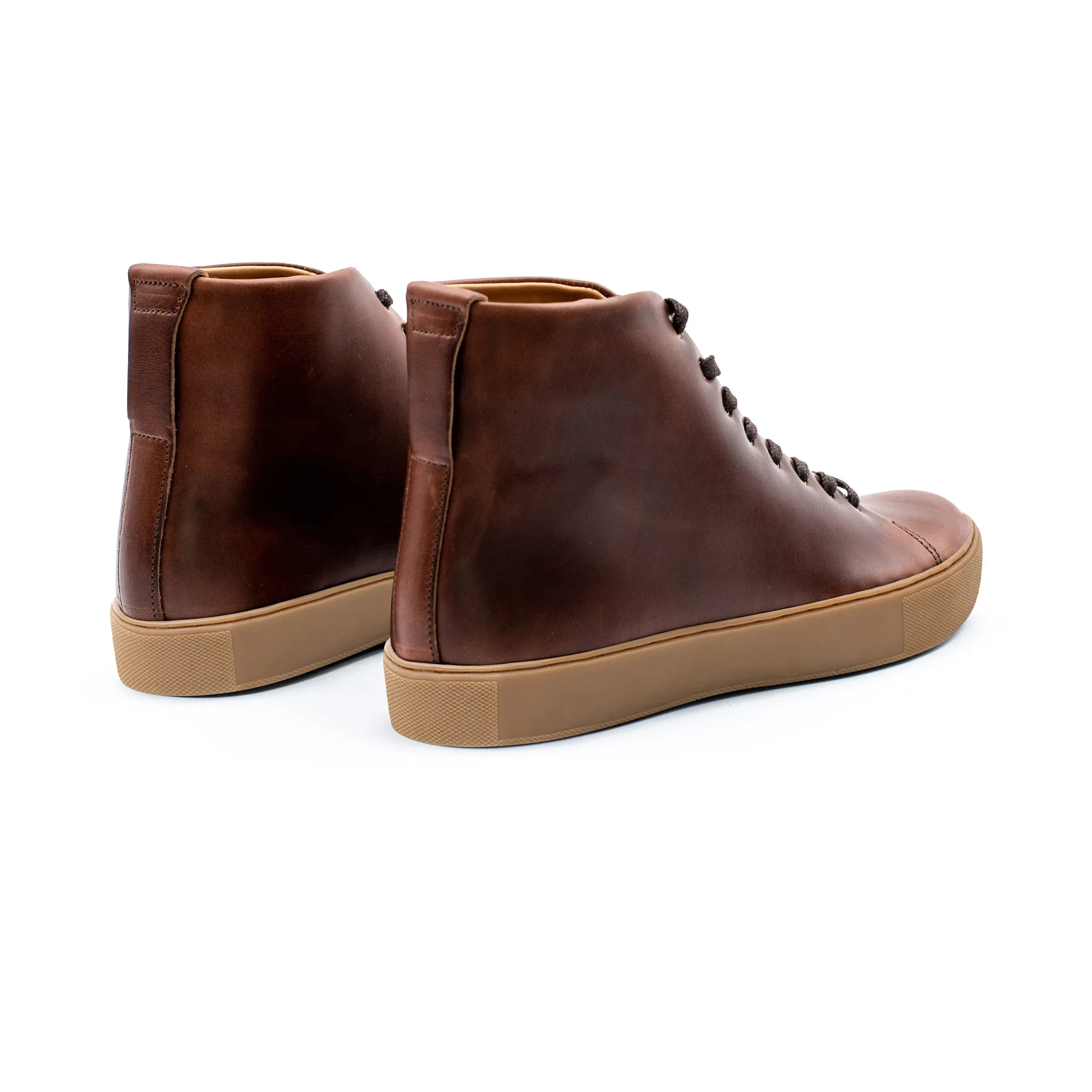 Overstone Hi Derby - Horween Brown Chromexcel