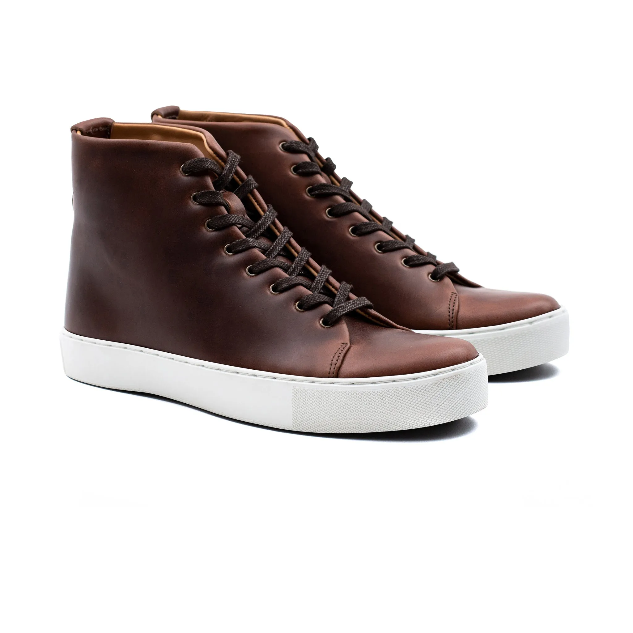 Overstone Hi Derby - Horween Brown Chromexcel