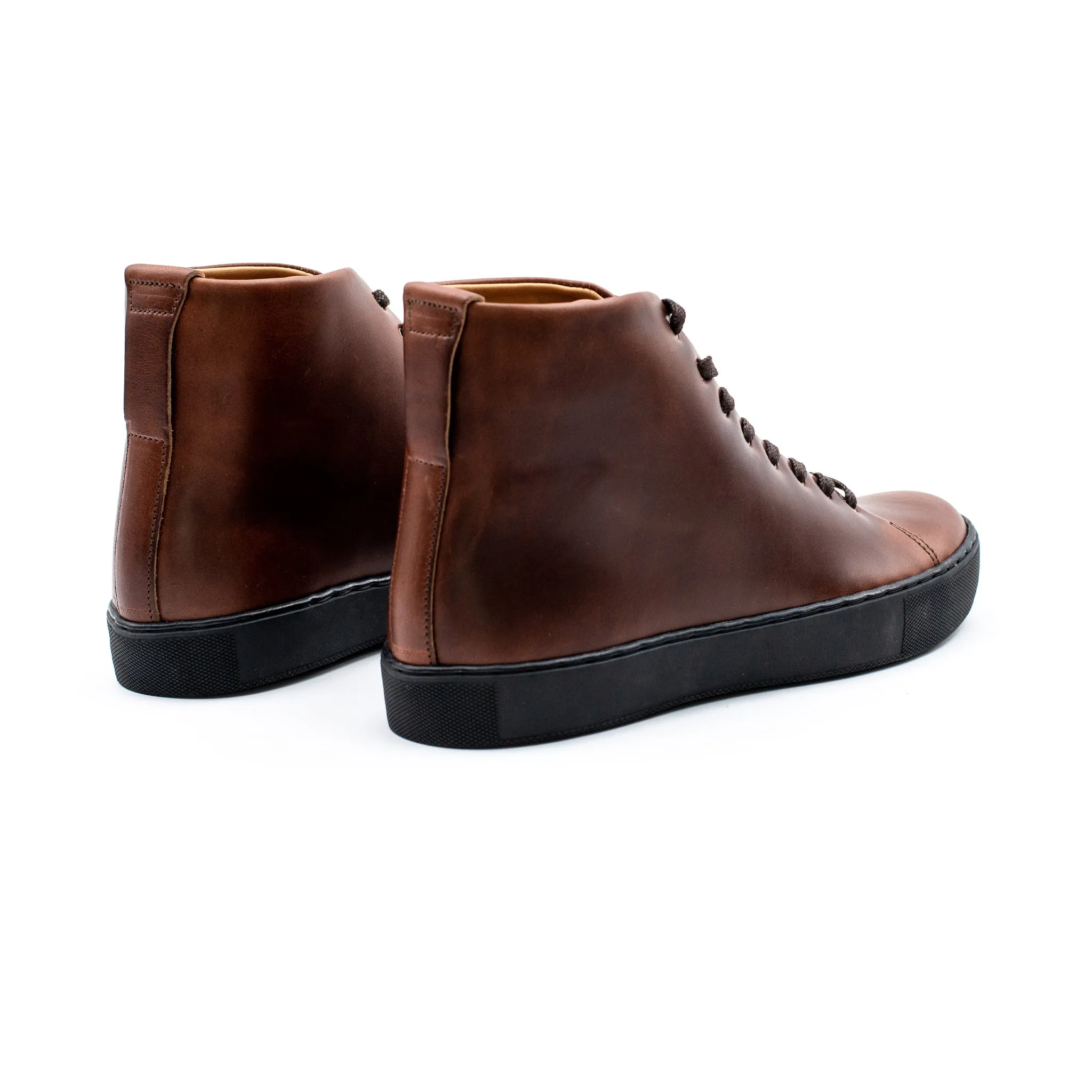 Overstone Hi Derby - Horween Brown Chromexcel