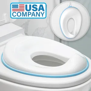 Potty Training Seat W/ Splash Guard, Toddler Safe-Potty Seat by EcoEarth