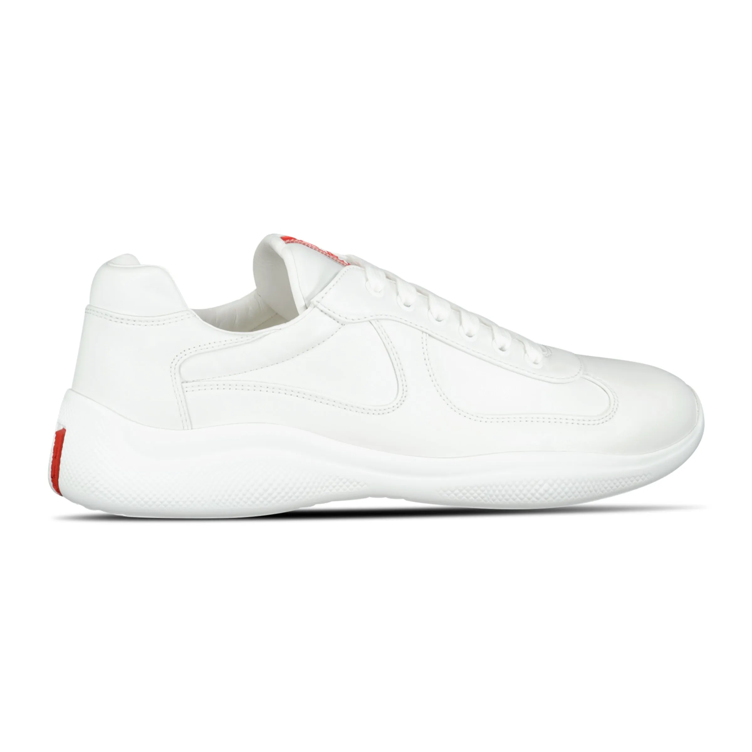PRADA AMERICAS CUPS WHITE LEATHER