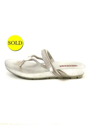 Prada Flip Flop Size 38 It (8 Us)