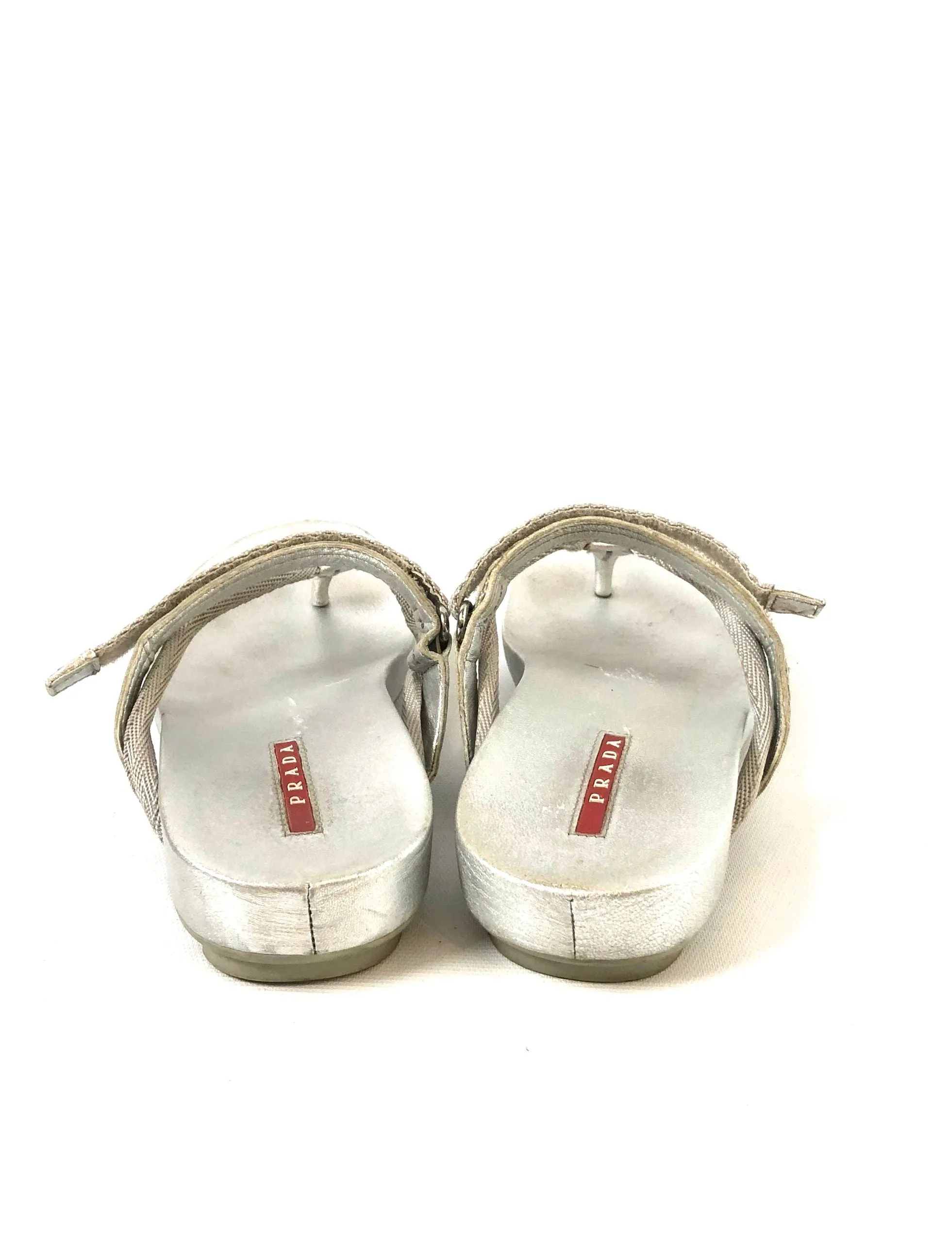 Prada Flip Flop Size 38 It (8 Us)