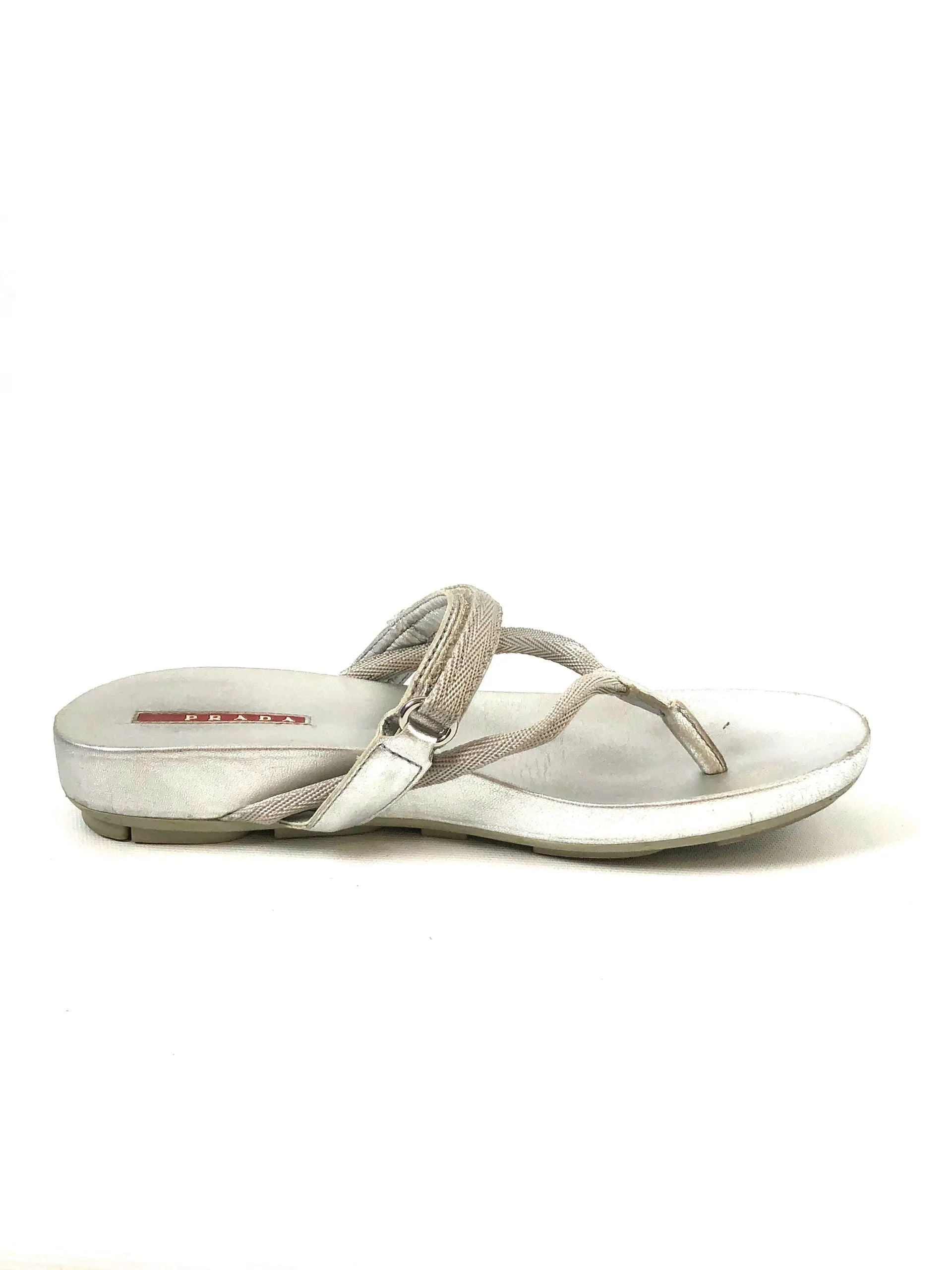 Prada Flip Flop Size 38 It (8 Us)