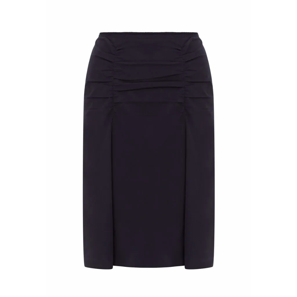 Prada navy cotton skirt Size 6UK