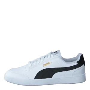 Puma Shuffle White-black-teamgold