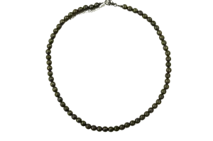 Pyrite 6mm smooth beads