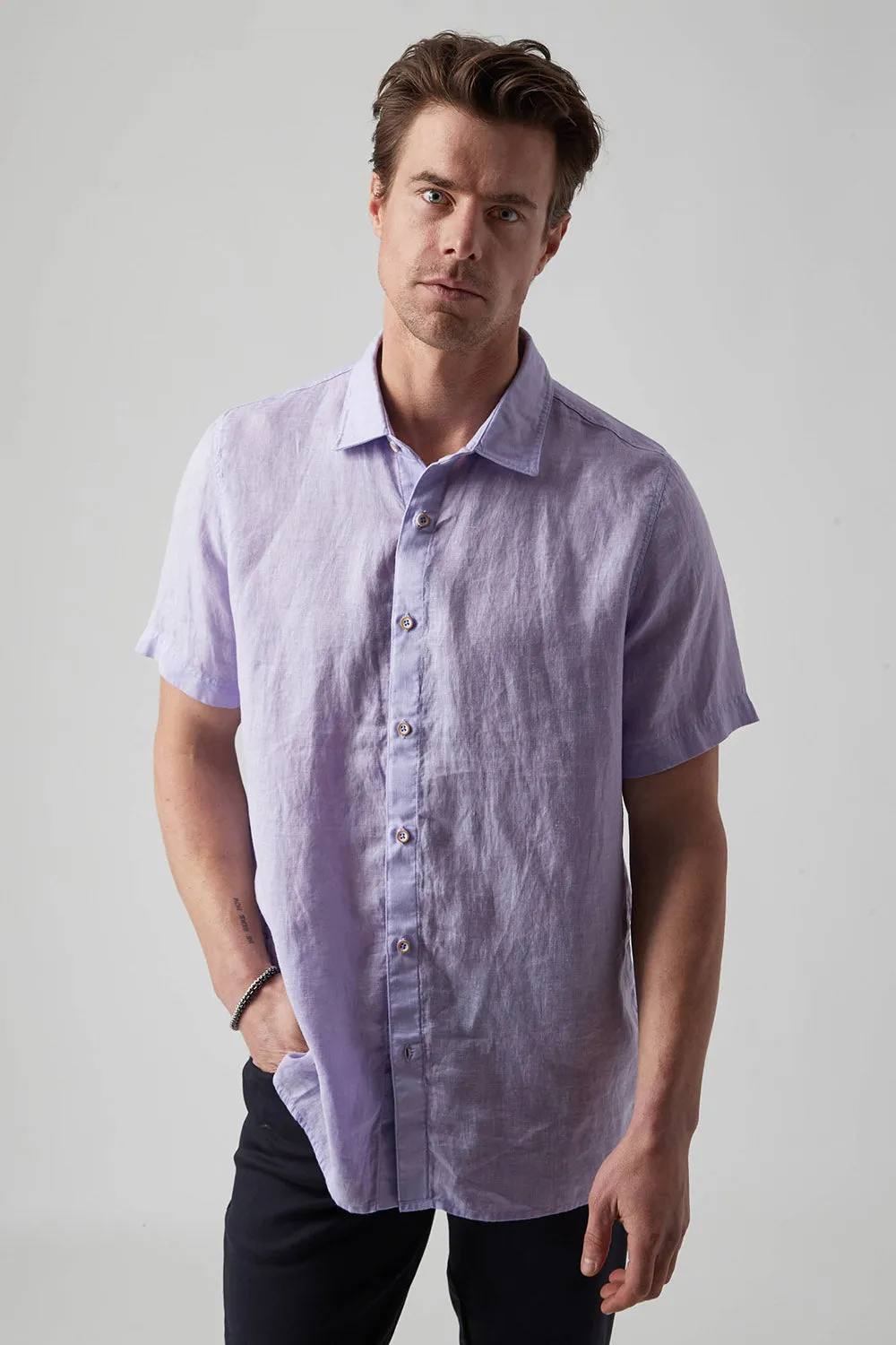 Raffi Pure Linen SS Shirt