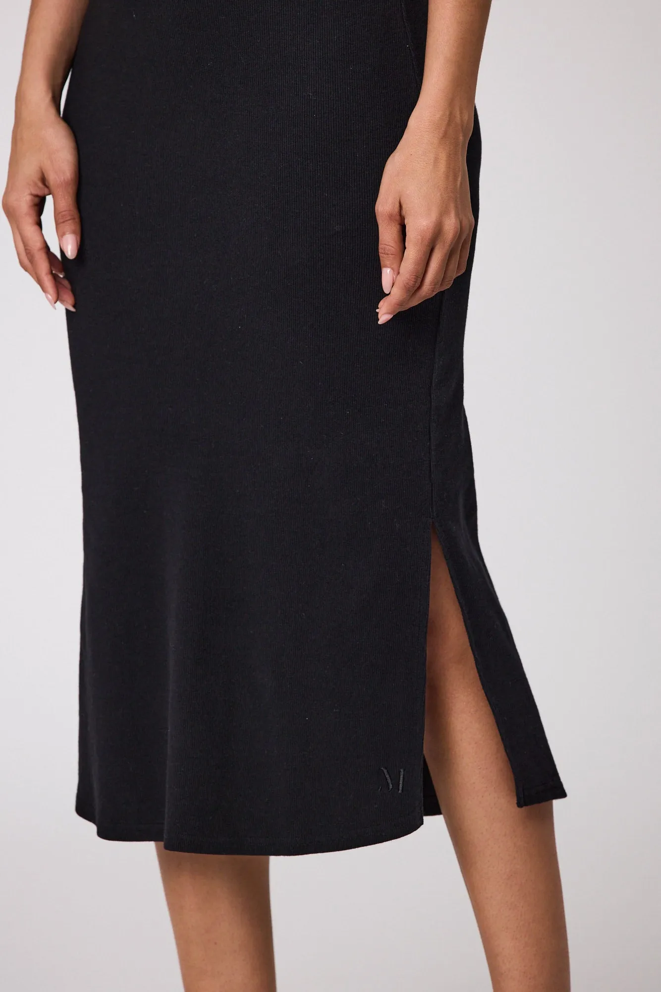 Ready Rib Dress - Black