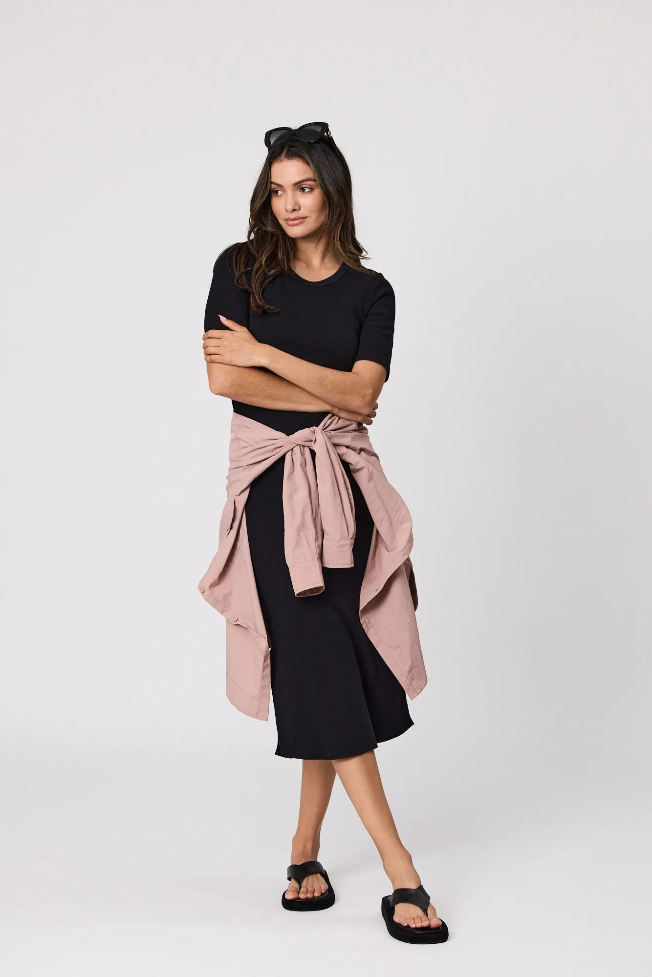 Ready Rib Dress - Black